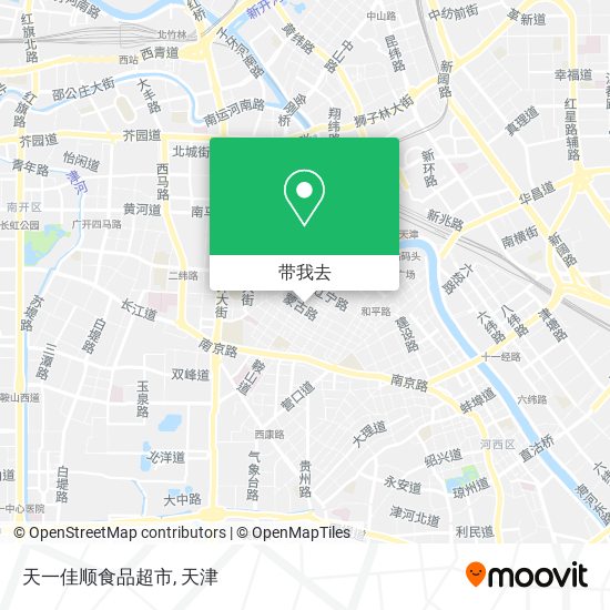 天一佳顺食品超市地图