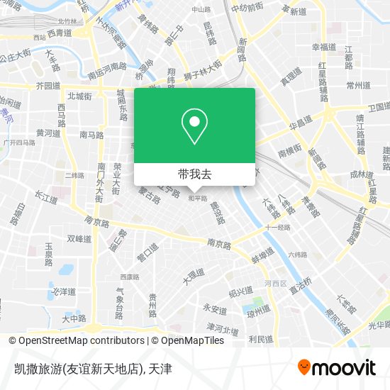 凯撒旅游(友谊新天地店)地图