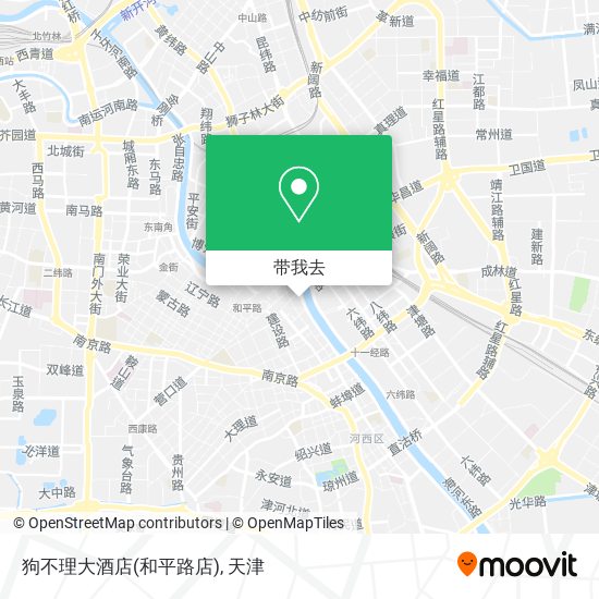 狗不理大酒店(和平路店)地图