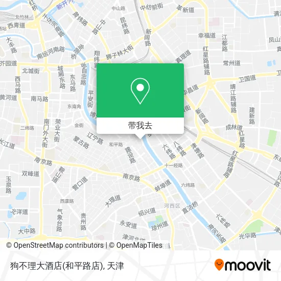 狗不理大酒店(和平路店)地图