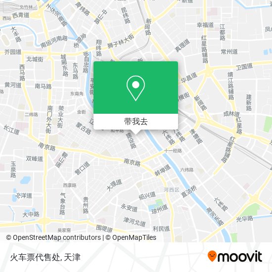 火车票代售处地图