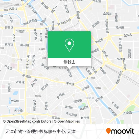 天津市物业管理招投标服务中心地图