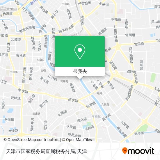 天津市国家税务局直属税务分局地图