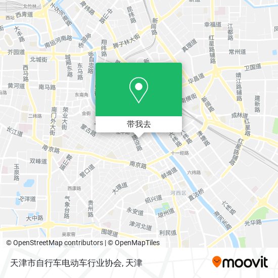 天津市自行车电动车行业协会地图