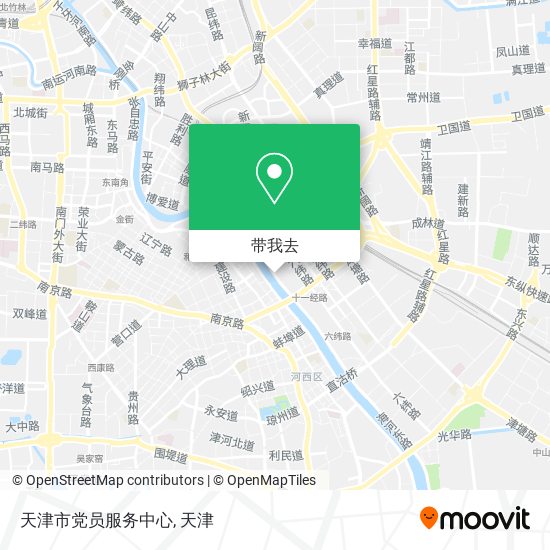 天津市党员服务中心地图