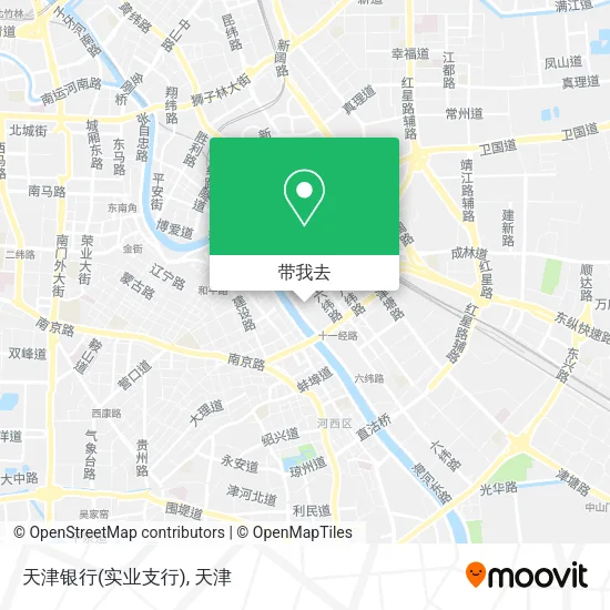 天津银行(实业支行)地图
