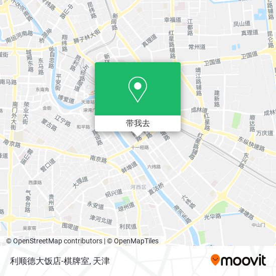 利顺德大饭店-棋牌室地图