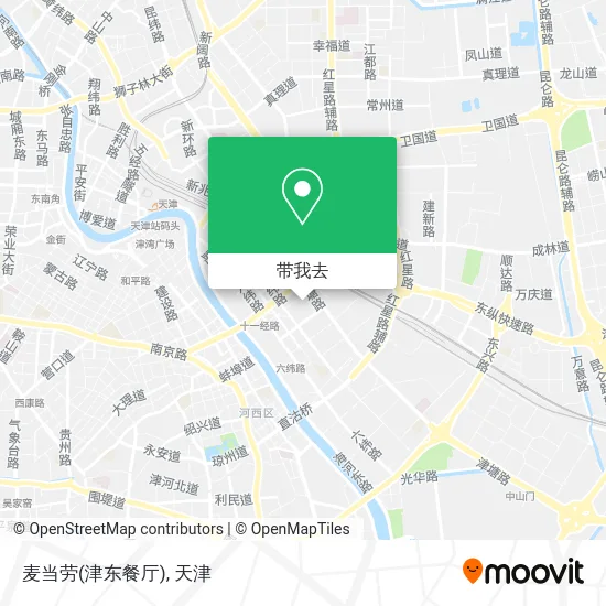 麦当劳(津东餐厅)地图