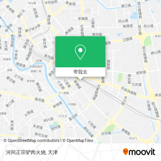 河间正宗驴肉火烧地图