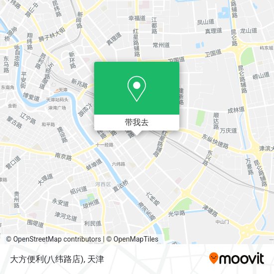 大方便利(八纬路店)地图