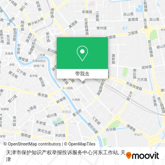 天津市保护知识产权举报投诉服务中心河东工作站地图