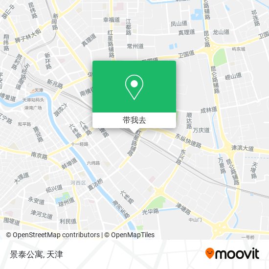 景泰公寓地图