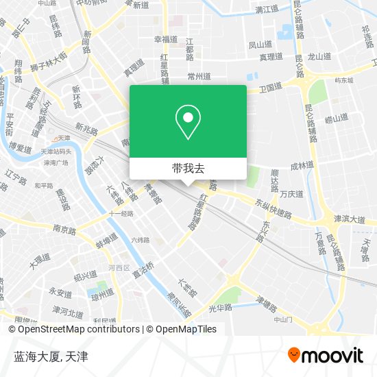 蓝海大厦地图