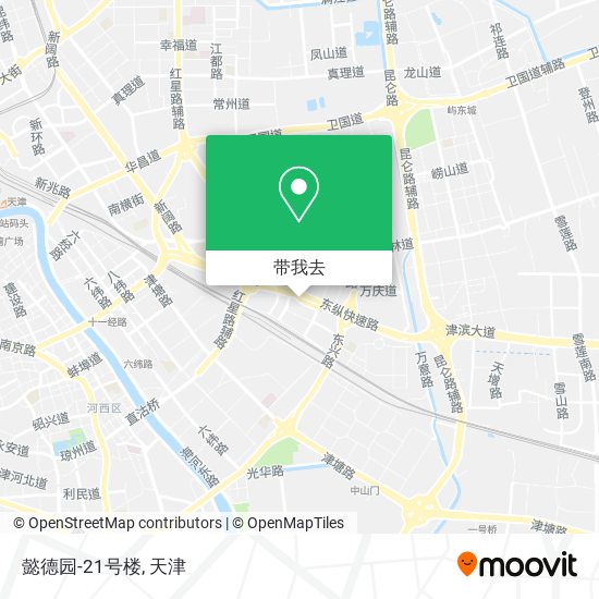 懿德园-21号楼地图