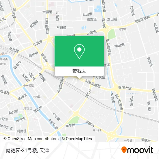 懿德园-21号楼地图