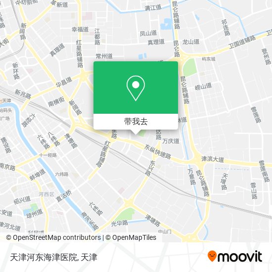 天津河东海津医院地图