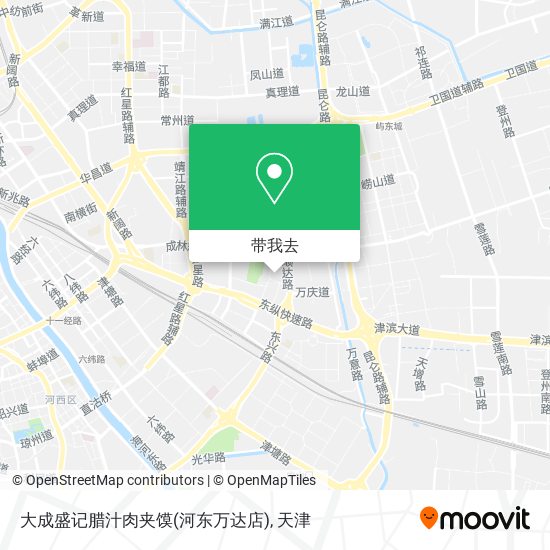 大成盛记腊汁肉夹馍(河东万达店)地图