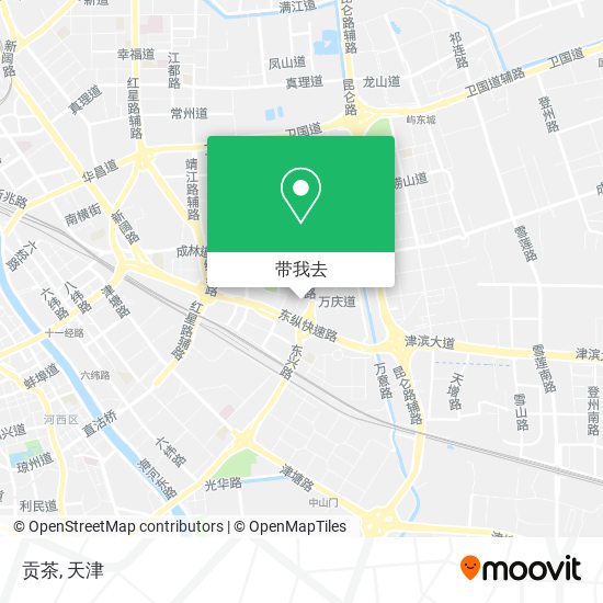 贡茶地图