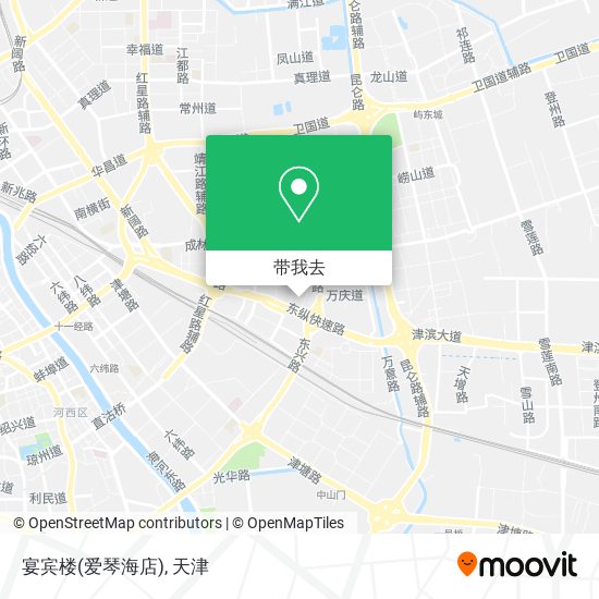 宴宾楼(爱琴海店)地图