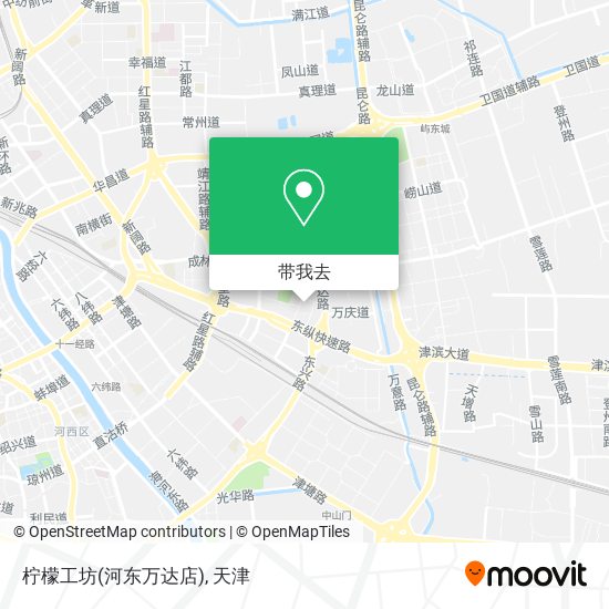 柠檬工坊(河东万达店)地图