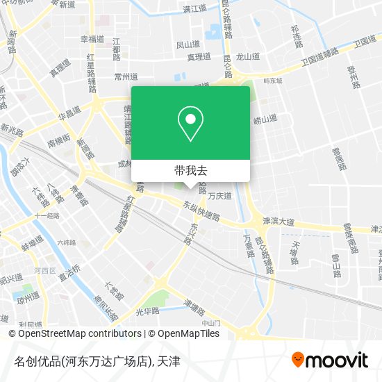 名创优品(河东万达广场店)地图