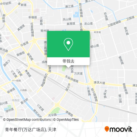 青年餐厅(万达广场店)地图