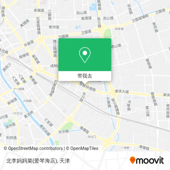 北李妈妈菜(爱琴海店)地图
