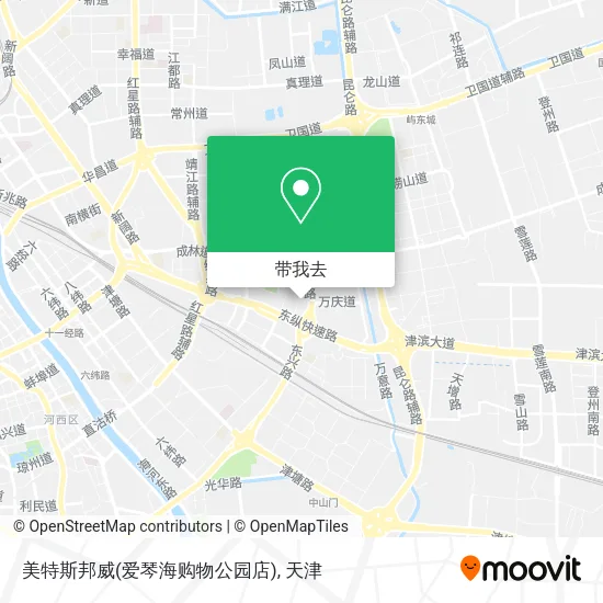 美特斯邦威(爱琴海购物公园店)地图
