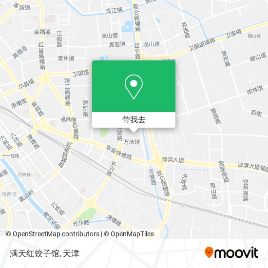 满天红饺子馆地图