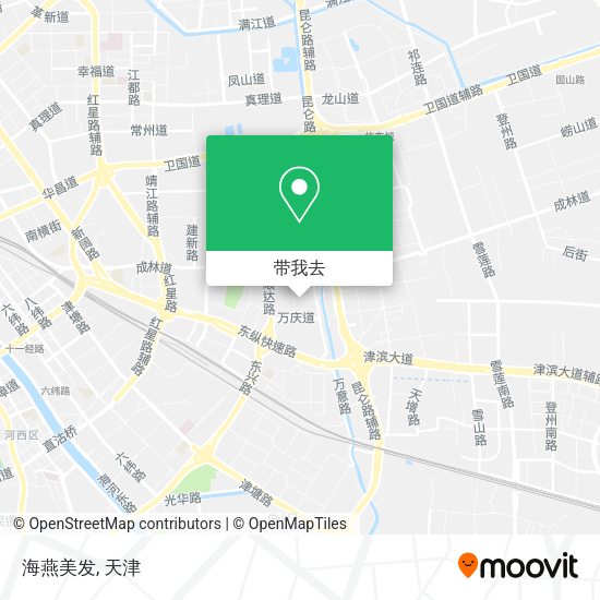 海燕美发地图