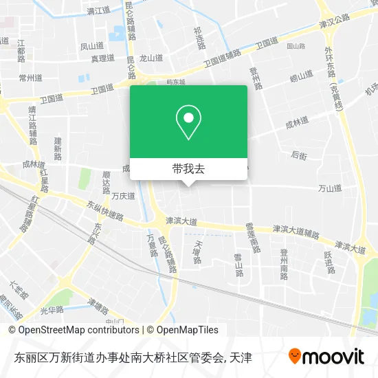 东丽区万新街道办事处南大桥社区管委会地图
