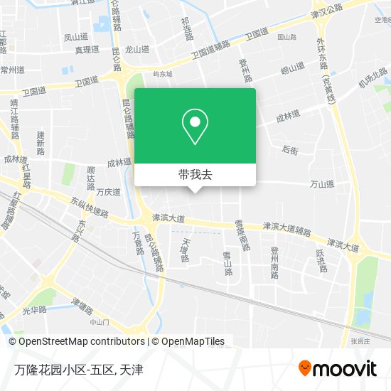 万隆花园小区-五区地图