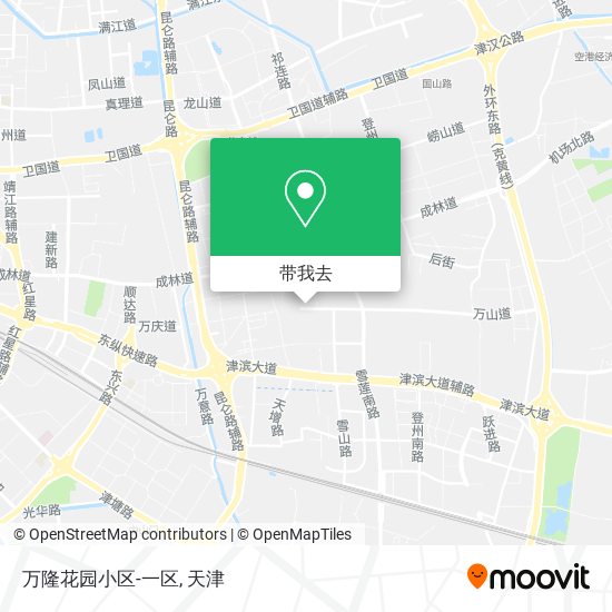 万隆花园小区-一区地图