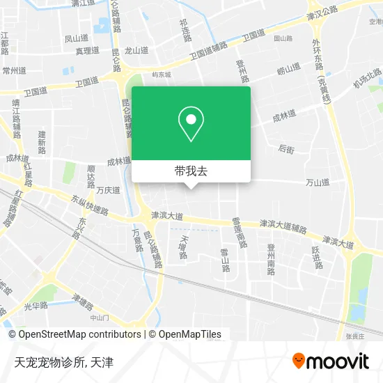 天宠宠物诊所地图