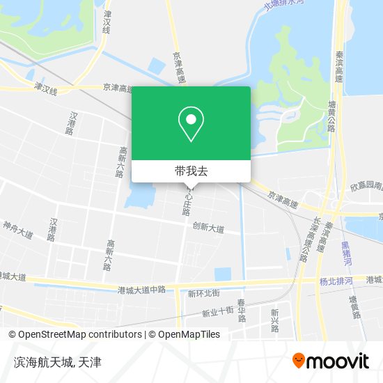 滨海航天城地图