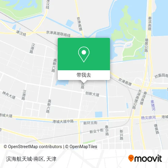 滨海航天城-南区地图