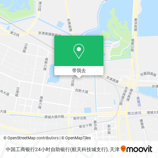 中国工商银行24小时自助银行(航天科技城支行)地图