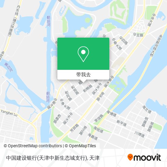 中国建设银行(天津中新生态城支行)地图