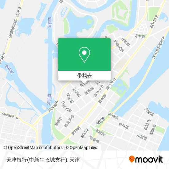 天津银行(中新生态城支行)地图