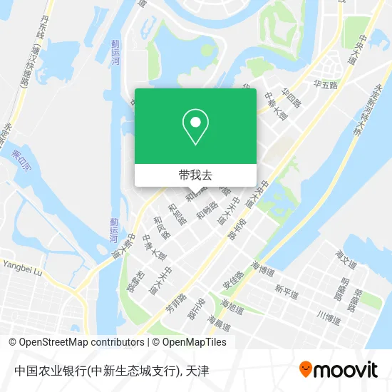 中国农业银行(中新生态城支行)地图