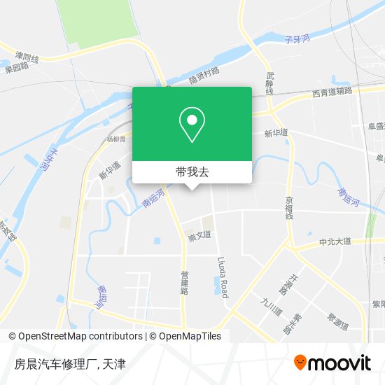 房晨汽车修理厂地图