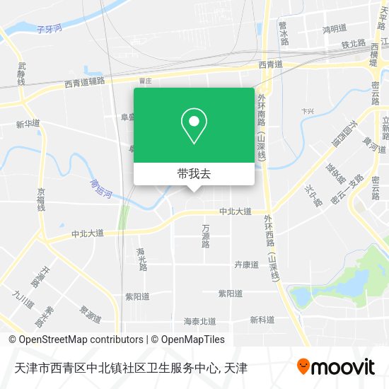 天津市西青区中北镇社区卫生服务中心地图