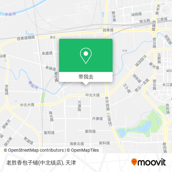 老胜香包子铺(中北镇店)地图