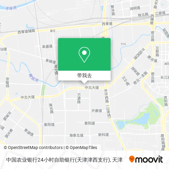 中国农业银行24小时自助银行(天津津西支行)地图