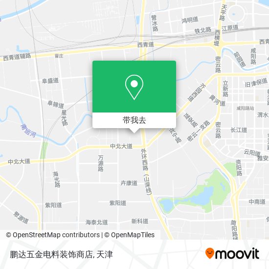 鹏达五金电料装饰商店地图