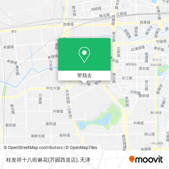 桂发祥十八街麻花(芥园西道店)地图