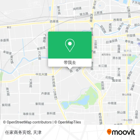 任家商务宾馆地图