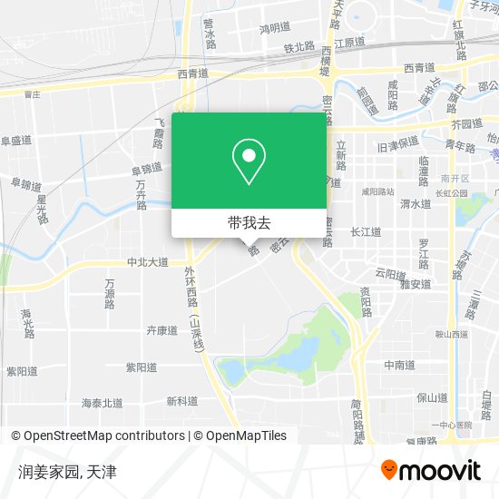 润姜家园地图