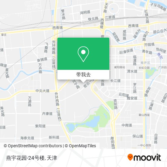 燕宇花园-24号楼地图