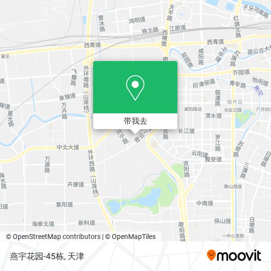 燕宇花园-45栋地图